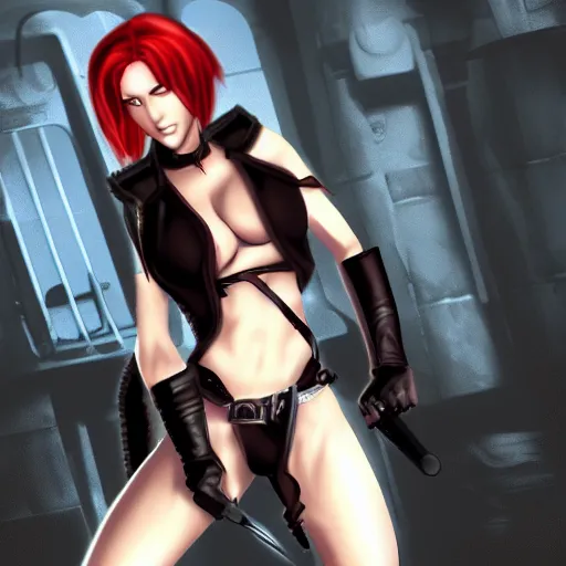 Image similar to rayne from bloodrayne game art