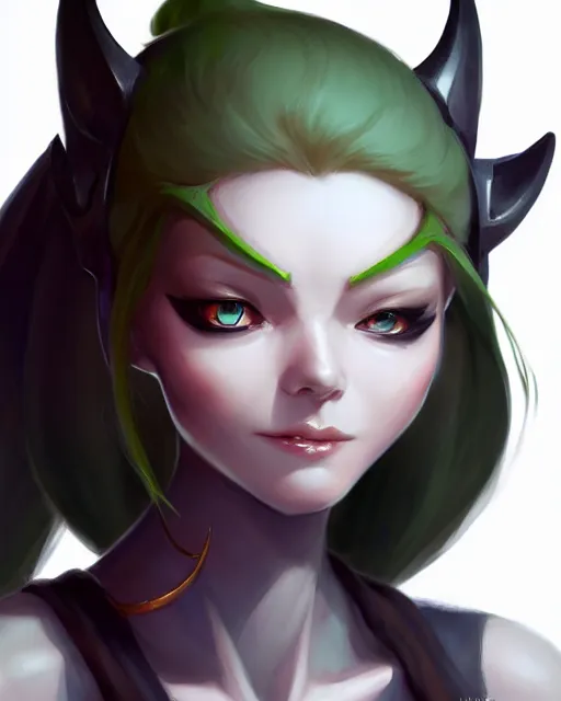 Prompt: character concept art of midna | | cute - fine - face, pretty face, realistic shaded perfect face, fine details by stanley artgerm lau, wlop, rossdraws, james jean, andrei riabovitchev, marc simonetti, and sakimichan, tranding on artstation