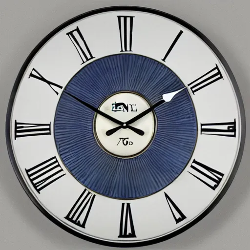 Prompt: a wall clock designed by rene lalique