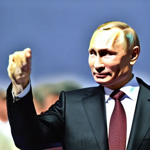 Image similar to vladimir putin with a pocket full of gravy