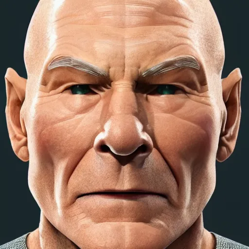 Image similar to hyperrealistic film still of patrick stewart fused with an avocado, avocado body, stunning 3 d render, inspired by istvan sandorfi & greg rutkowski & unreal engine, perfect symmetry, dim volumetric cinematic lighting, 8 k octane comprehensive render, extremely hyper - detailed, incredibly lifelike attributes, intricate, real flesh texture, masterpiece, artstation, stunning,