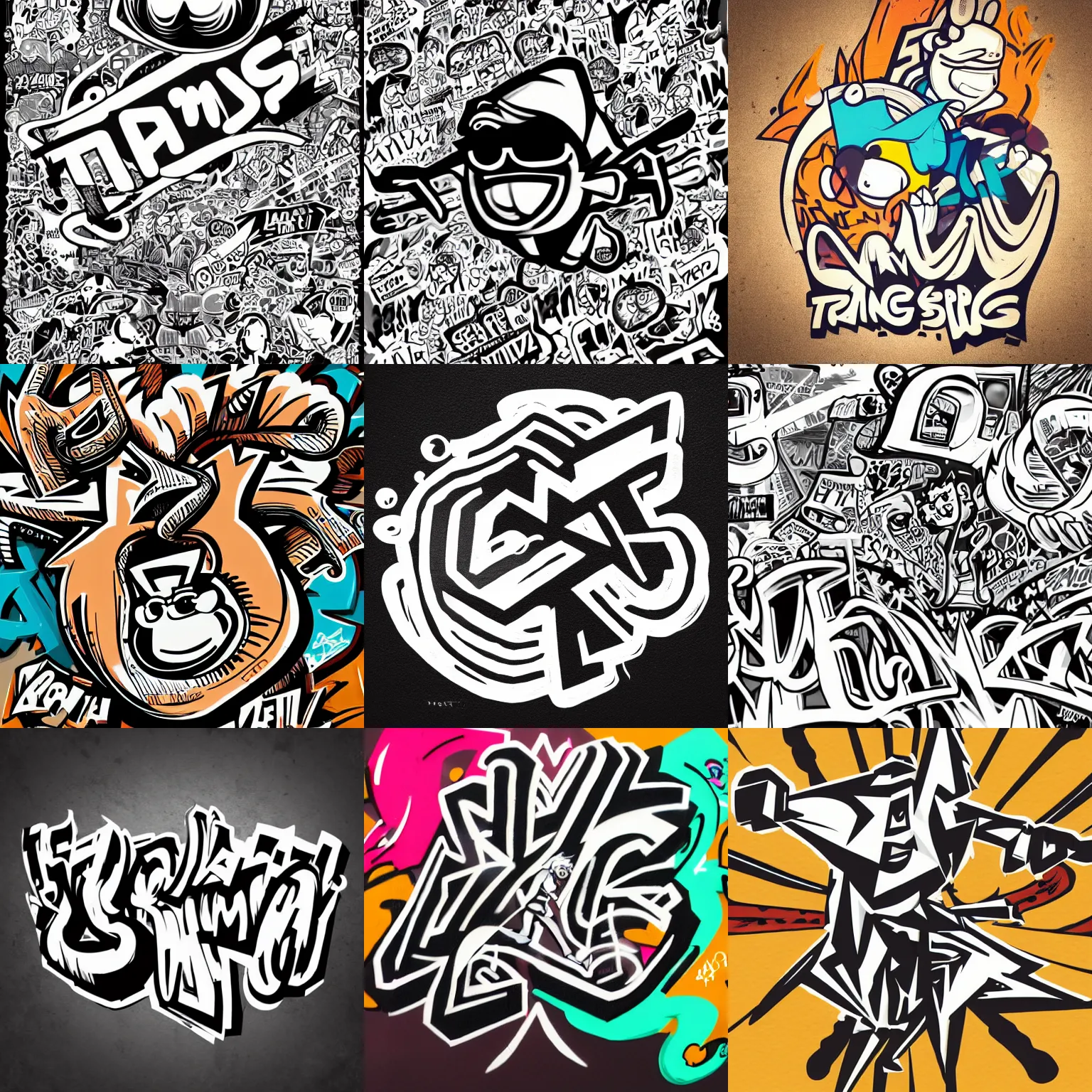 Prompt: graffiti logo of people running, svg, mcbess, behance, devianart, artstation, dribble, creary, ello, cgsociety, drawcrowd, pixiv, concept art world, our art corner, newgrounds, doodle addicts, penup