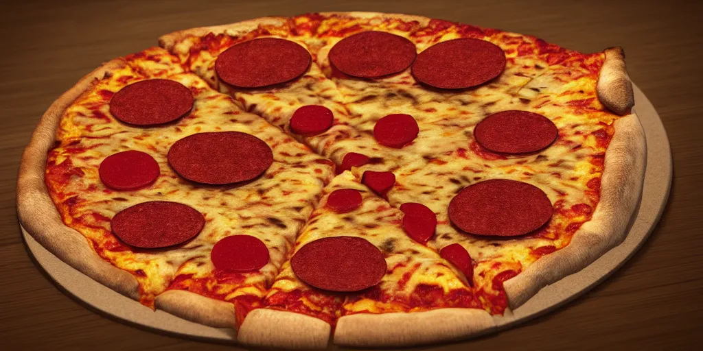 Prompt: an illustration of a slice of pizza, 2 d, photographic filter, unreal engine 5, realistic, hyperdetailed, 8 k, cinematic, volumetric lighting, very realistic effect, hd, hdr, 4 k, sharp focus, octane render, ultra detailed, high resolution, trending on artstation in the style of albert dros glowing rich colors powerful imagery