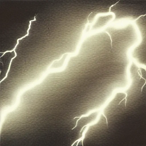 Image similar to polaroid of a lightning strike expressive beautiful hard edges high contrast brush