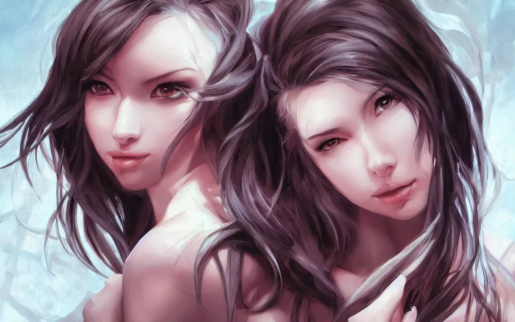 Image similar to a beautiful painting representative of the art style of artgerm