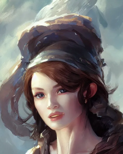 Image similar to head and shoulders portrait of a beautiful female cleric by Stanley Artgerm Lau, WLOP, Rossdraws, frank frazetta, Andrei Riabovitchev, Marc Simonetti, tranding on artstation