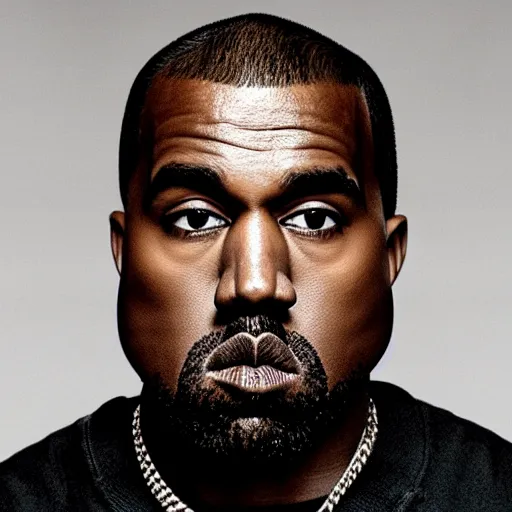 Prompt: kanye west's new album featuring kevin heart