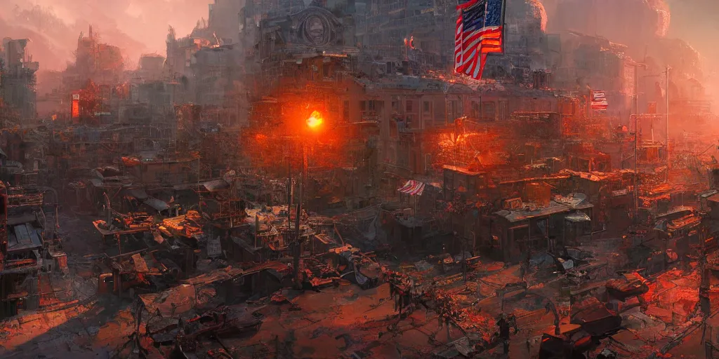 Prompt: and if america is to be a great nation, this must become true. ultrafine highly detailed hyper colorful illustration, sharp focus, rozalski, craig mullins, federico pelat, unreal engine highly rendered, global illumination, radiant light, intricate and detailed environment