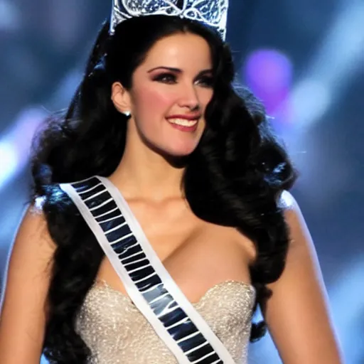 Image similar to yennefer at the miss universe pageant