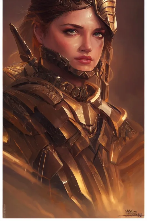 Image similar to amazon valkyrie athena, d & d, fantasy, portrait, highly detailed, headshot, digital painting, trending on artstation, concept art, sharp focus, illustration, art by artgerm and greg rutkowski and magali villeneuve