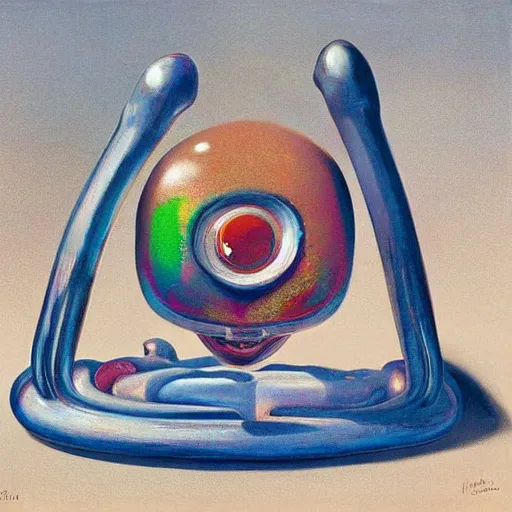 Image similar to alien by wayne thiebaud