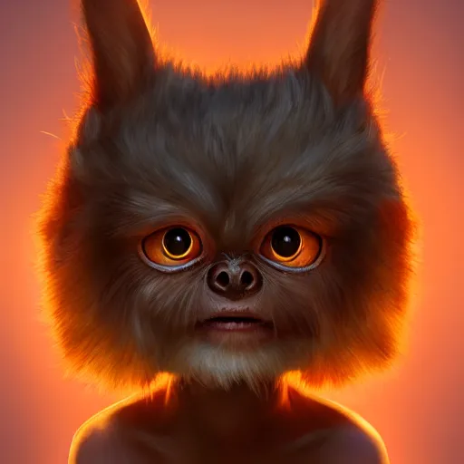 Prompt: gizmo the mogwai, award winning creature portrait photography, extremely detailed, artstation, 8 k, sensual lighting, incredible art, wlop, artgerm