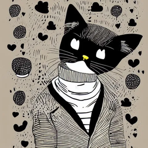 Image similar to one very cute Cat Kawaii mcbess