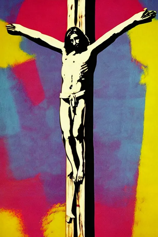 jesus christ crucified and ufos in the background | Stable Diffusion |  OpenArt