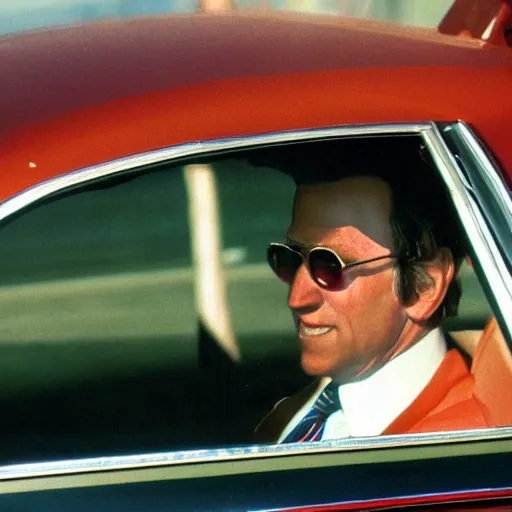 Prompt: Joe Biden driving a Ford Pinto, 8k, high definition, highly detailed, photo realistic