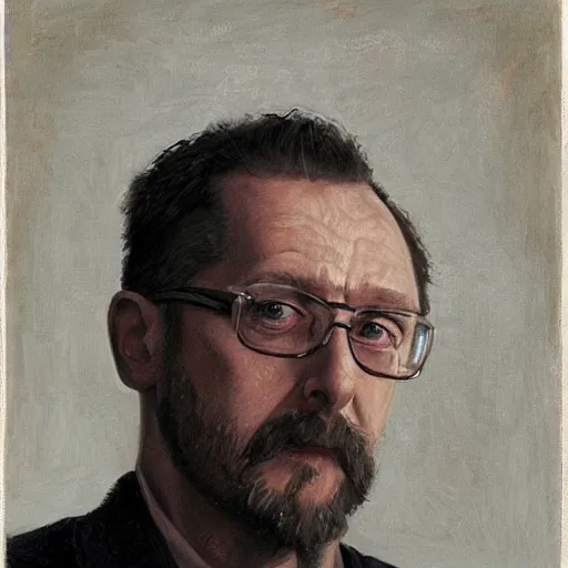 Prompt: Egor Letov portrait