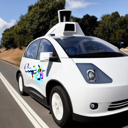 Image similar to weaponized self driving car by google