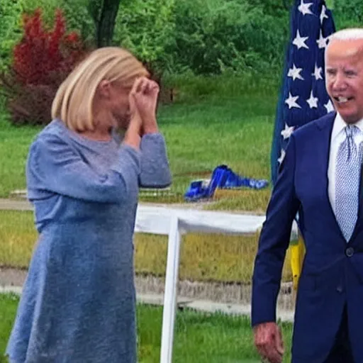 Prompt: Joe biden dressed as a bionical