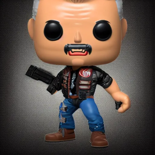 Image similar to duke nukem funko pop vinyl figure, photo realistic, highly detailed,