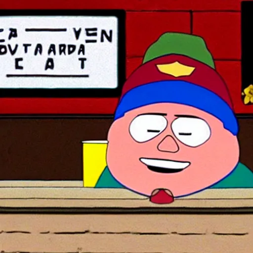 Prompt: eric cartman in seinfeld