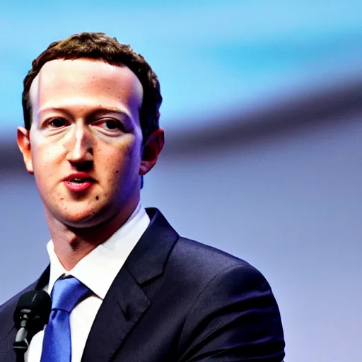 Image similar to mark zuckerburg running for president in the 2 0 2 4 us presidential elections as a republican candidate, at the republican national convention