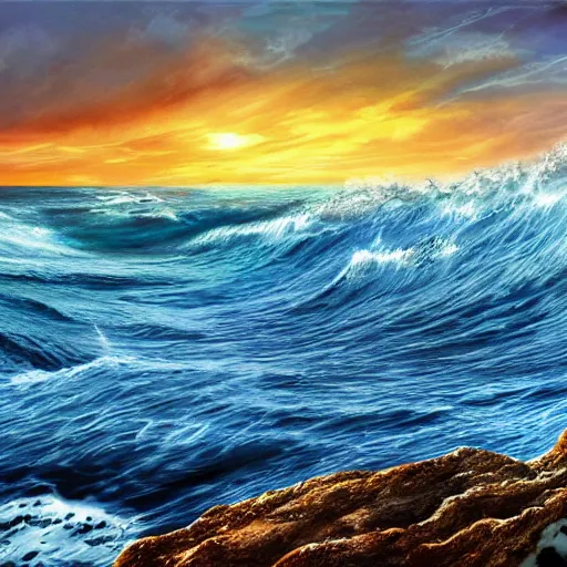 Image similar to the great white sea, stunning hd artwork