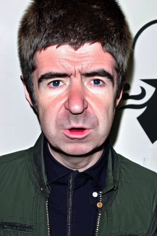 Image similar to noel gallagher with eyebrows 2 metres long