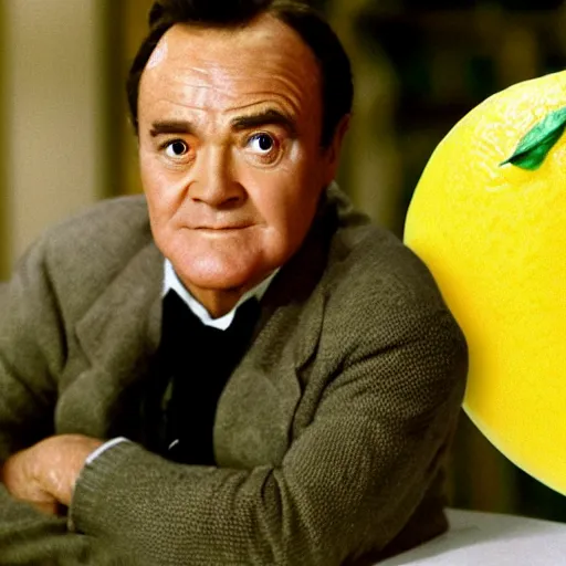 Image similar to photo of jack lemmon as a lemon, 8 k