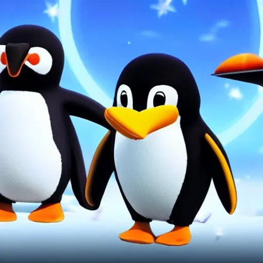 Image similar to Pingu the penguin on Super Smash bros ultimate, Nintendo switch