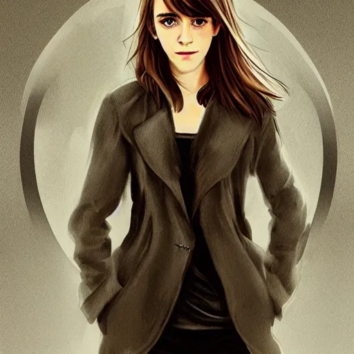 Image similar to emma watson light novel illustration