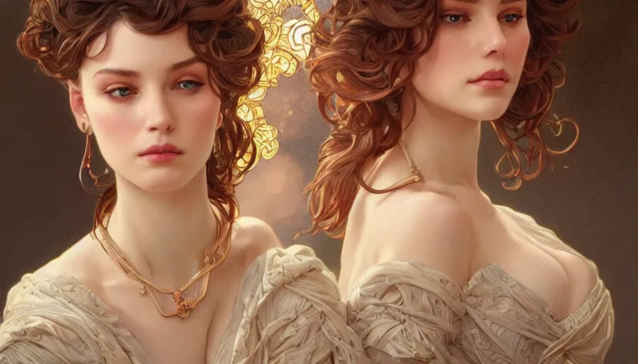 Image similar to jelosy, perfectly-centered-Portrait of the most beautiful women on the planet, intricate, highly detailed, digital painting, artstation, concept art, smooth, sharp focus, illustration, Unreal Engine 5, 8K, art by artgerm and greg rutkowski and alphonse mucha