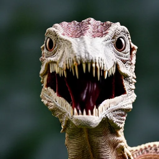 Image similar to an accurate depiction of a velociraptor