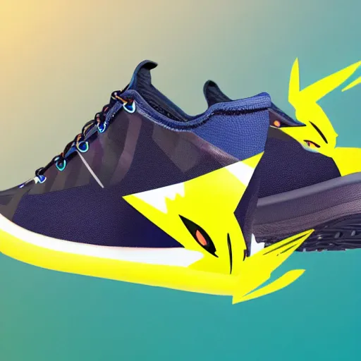 Image similar to Aerodynamic sports shoes Inspired by Pokemon Zapdos , inspired by nature