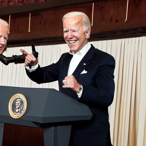 Image similar to joe biden with johnny cash