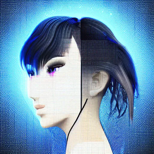 Image similar to the most original and beautiful profile picture on discord, symetrical, 4 k, beautiful gorgeous digital art, trending on artstation