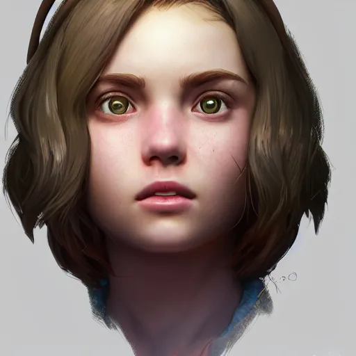 Image similar to portrait Abigail from stardew valley, cgsociety, realistic, highly detailed, sublime, 16k, smooth, sharp focus, trending on ArtStation, hyperdetailed, volumetric lighting