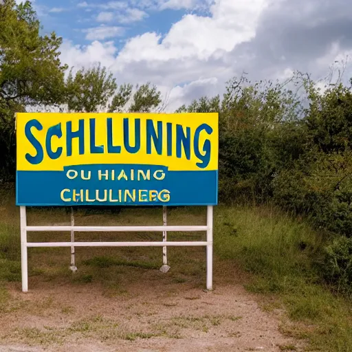 Image similar to photograph of a city sign that reads : schulenburg