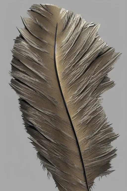 Prompt: 3d texture, normal map, feather