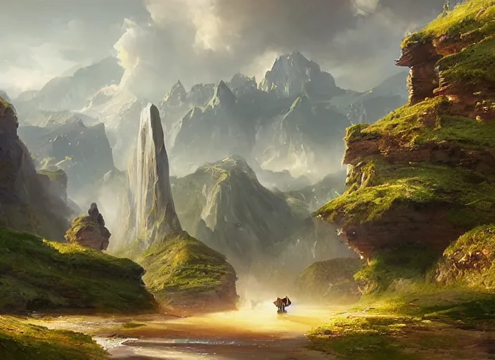 Image similar to matte painting by vladimir volegov and alexander averin and peder mørk mønsted and ross tran and raphael lacoste