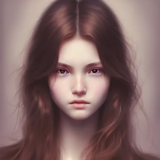 Prompt: beautiful girl with brown hair, highly realistic smooth porcelain skin, extremely detailed, sharp focus, wide view, full body shot, smooth, digital photo, by, james jean, by rossdraws, frank franzzeta, sakimichan, jeremy lipking, ansel adams