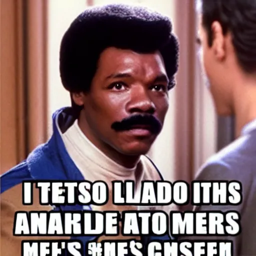 Prompt: trade offer meme but it's lando calrissian