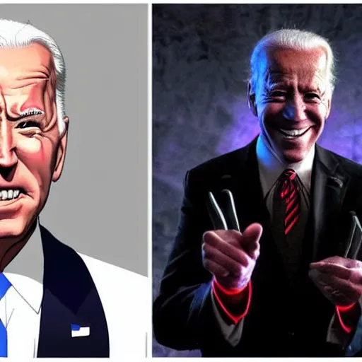 Image similar to joe biden as the joker