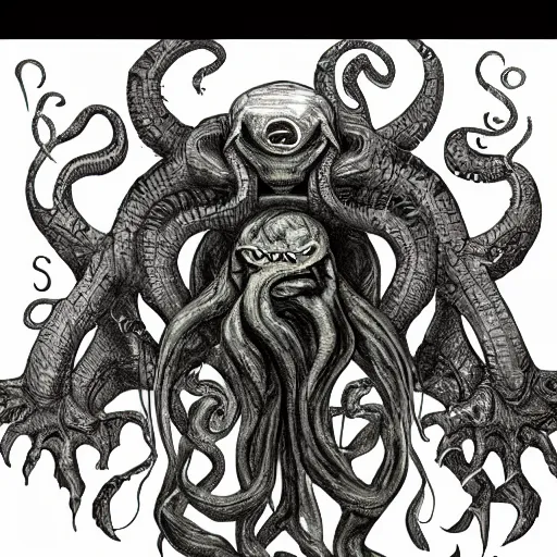 Prompt: inception Cthulhu