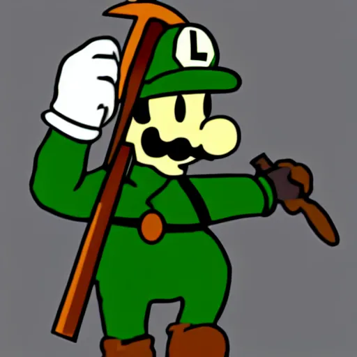 Prompt: luigi as a world war i soldier, high quality