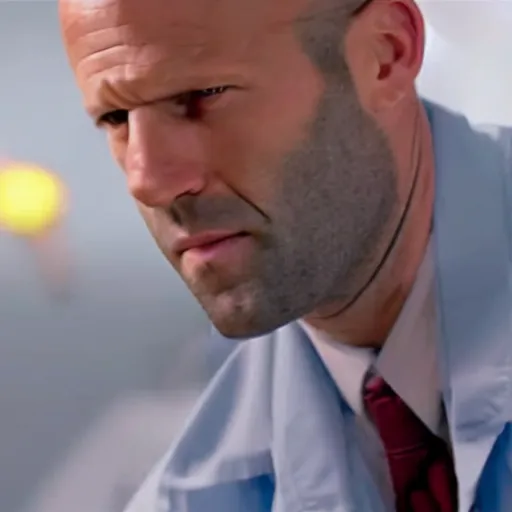 Prompt: Jason Statham as a heart surgeon