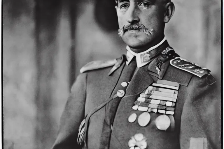 Image similar to portrait of francisco franco, general, army, 1 9 3 7, spain, jose maria diaz casariego, bartolome ros, juan jose serrano, leica