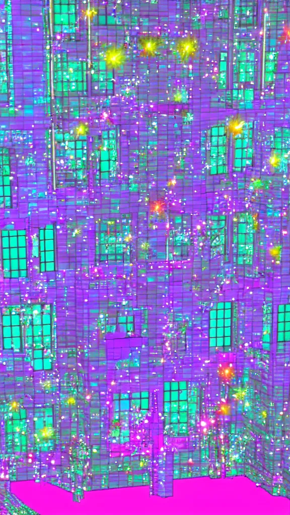 Image similar to popworld 3 d y 2 k windows 9 5 and sparkles, seapunk