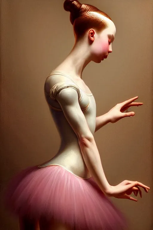 Image similar to epic professional digital art of sweet ballerina accent lighting, painted, intricate, detailed, cheery, fun, effervescent, by roberto ferri, epic, stunning, gorgeous, much wow, much detail, cinematic, masterpiece, unreal engine render