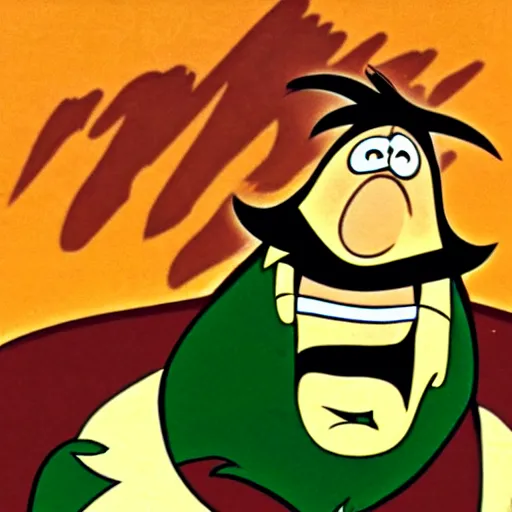 Image similar to standard profile picture, Hanna-Barbera style Caveman, 1960s cartoon