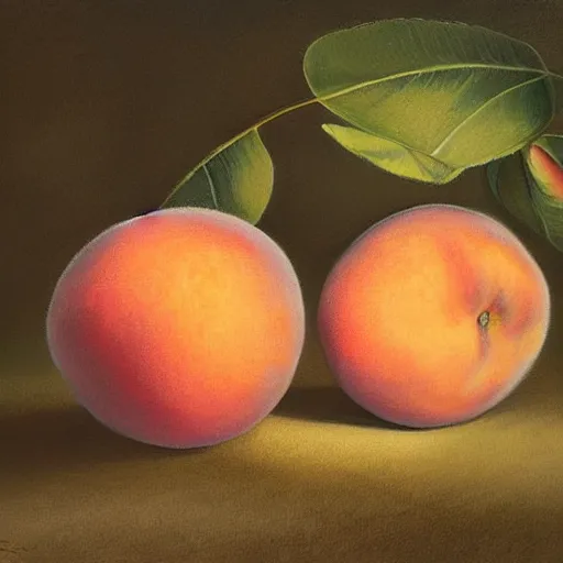 Prompt: A beautiful painting. Wind snapped at me, warm and fragrant. The atmosphere was thick with pollen and micro-organisms, goading my body’s ancient defences. peach, chestnut by C. R. W. Nevinson, by Paul Barson stunning